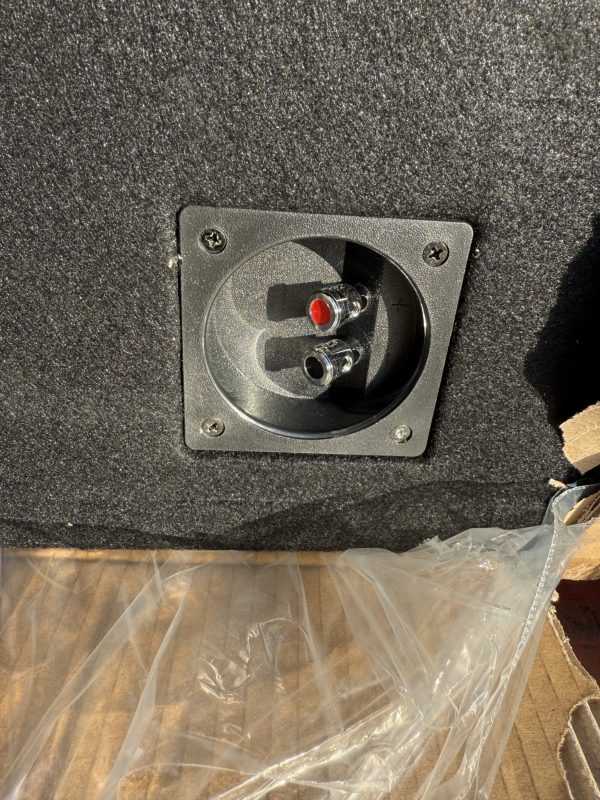 Concrete Audio Ported 12″ Subwoofer Enclosure – Birch Wood Trunk Box