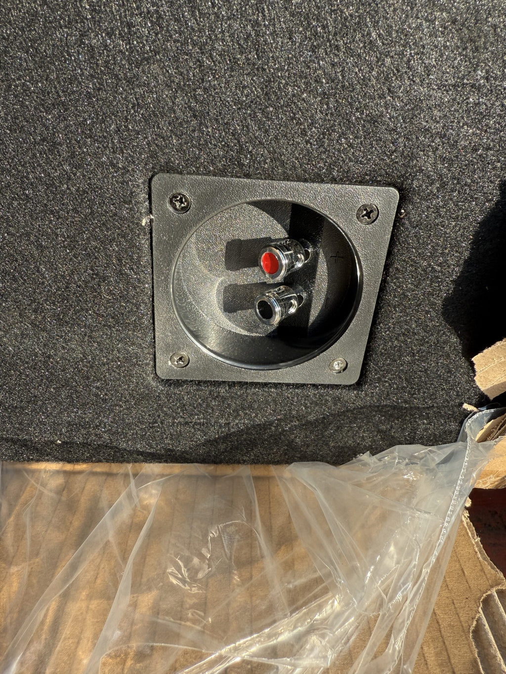 Concrete Audio Ported 12″ Subwoofer Enclosure – Birch Wood Hatchback Box