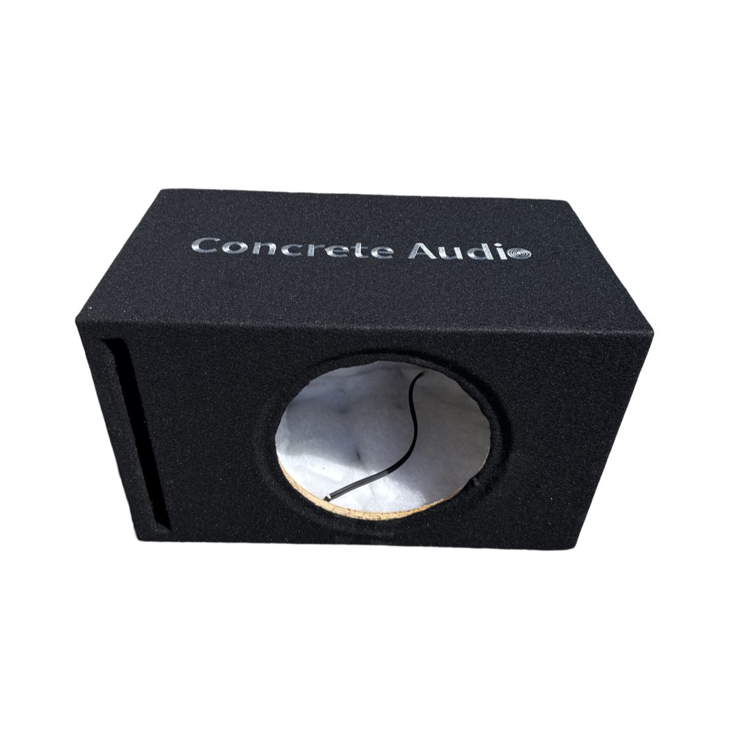 Concrete Audio Ported Trunk Subwoofer Enclosure – 10″ Single Box