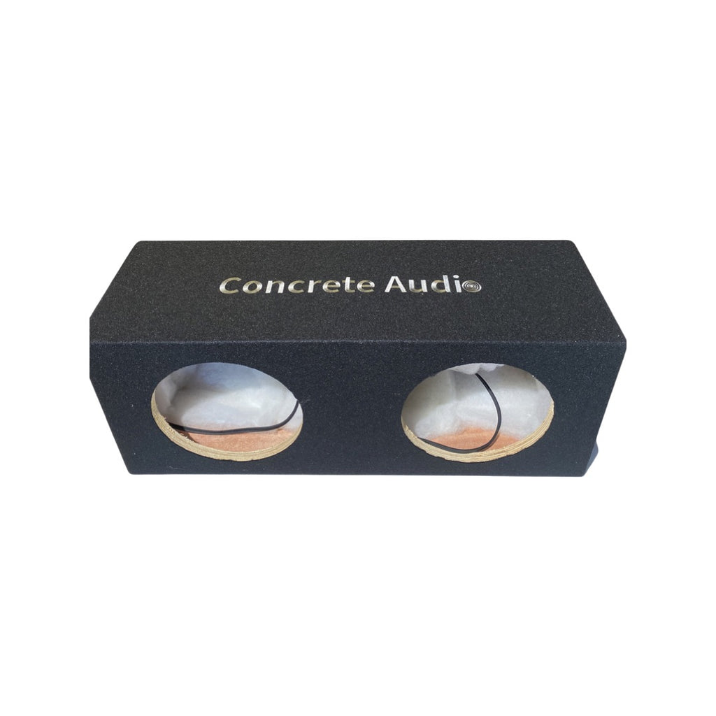 Concrete Audio Sealed Subwoofer Enclosure – 2×10″ Birch Wood Speaker Box