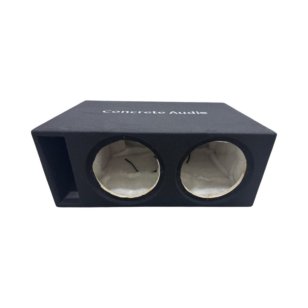 Concrete Audio Ported Subwoofer Enclosure – 2×12″ Birch Wood Trunk Box