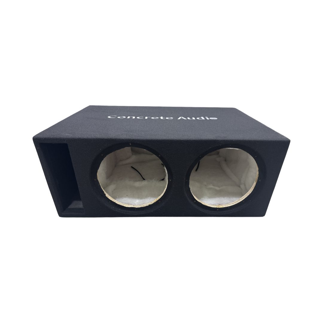 Concrete Audio Ported Subwoofer Enclosure – 2×12″ Birch Wood Trunk Box