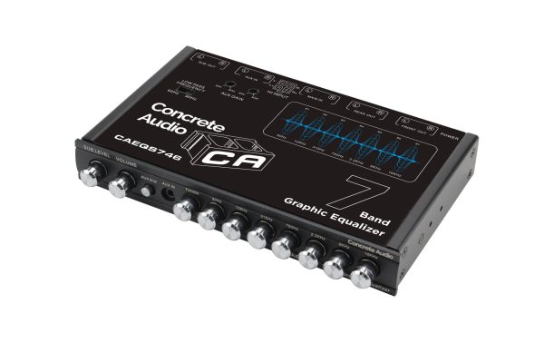 7-Band Graphic Equalizer — 6-Channel RCA Outputs