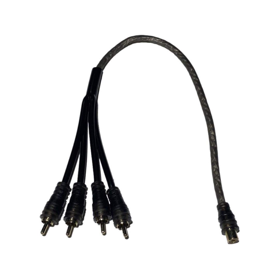 18″ RCA Adapter - 1 Female to 4 Male